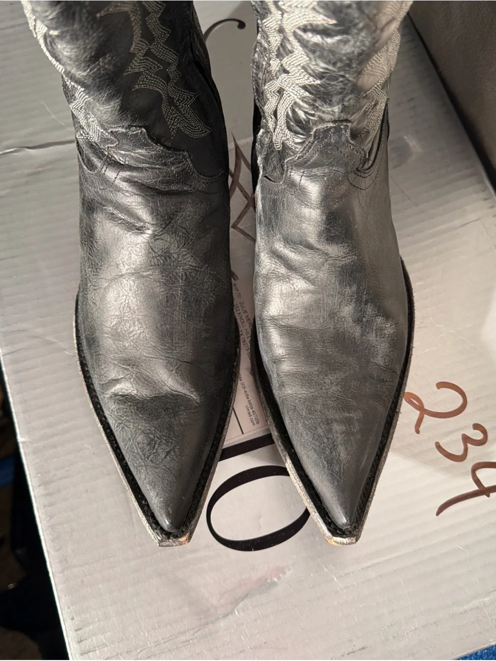 Old Gringo Women’s Black Mayra Tall Western Cowgirl Pointed Toe Boots 10.5B